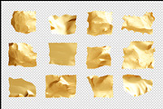 Gold foil texture set png, an Object Graphic by Shahjahangdb1 (Thumbnail 1 of 3)