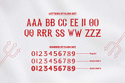 Ala Manchester United 2025 2026 Kit, a Serif Font by Iwanistic (Thumbnail 6 of 15)