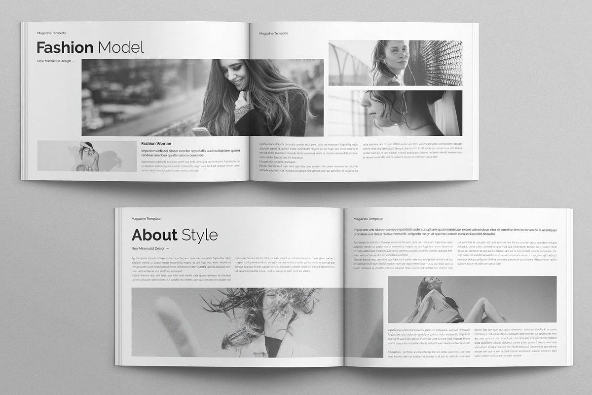 Fashion Magazine Template, a Magazine Template by E-Type (Photo 5 of 7)