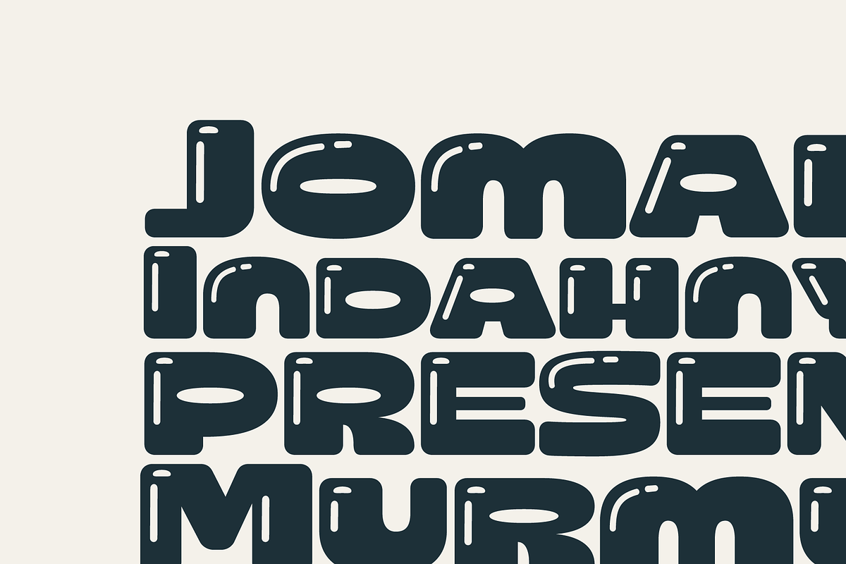 Gruno; Bold Display Font, a Sans Serif Font by Eko Bimantara (Photo 7 of 12)