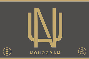 NU Monogram UN Monogram