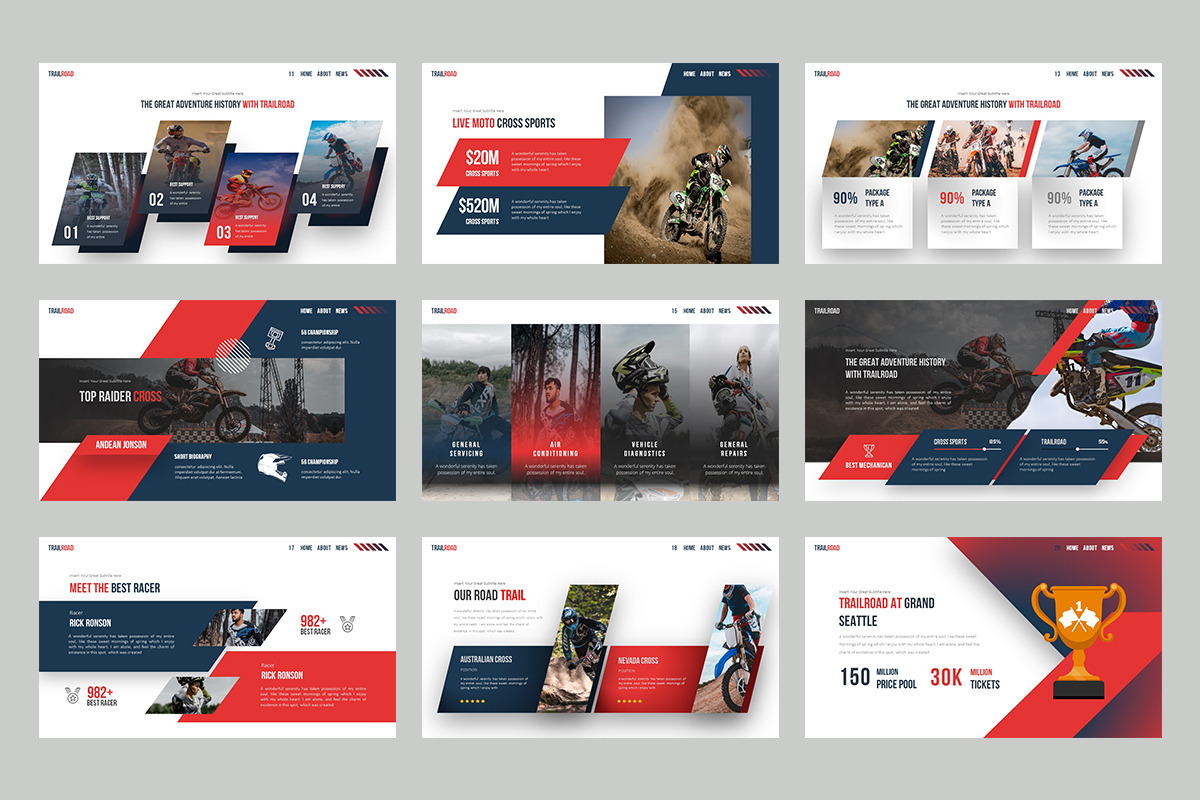Trailroad Google Slides Templates, a Presentation Template by Stock Shape (Photo 4 of 4)