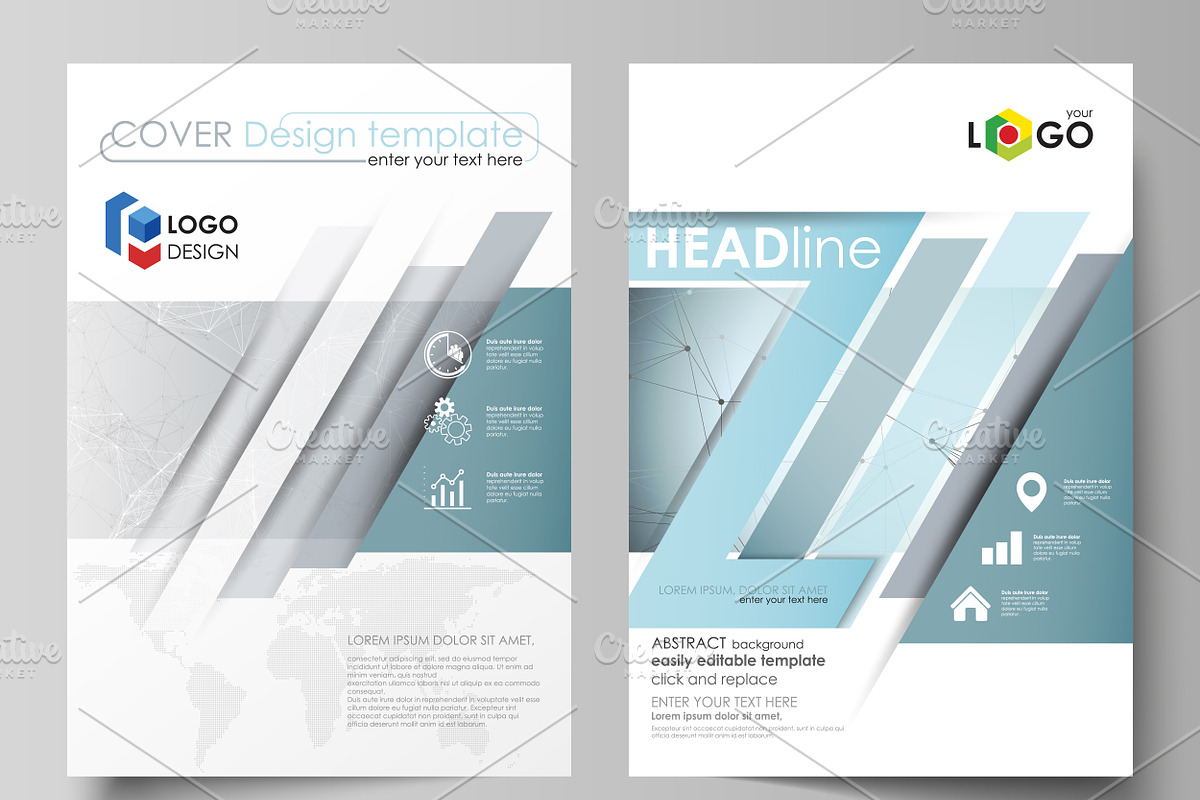 Mega Pack templates, a Brochure Template by VectorShop (Photo 43 of 102)