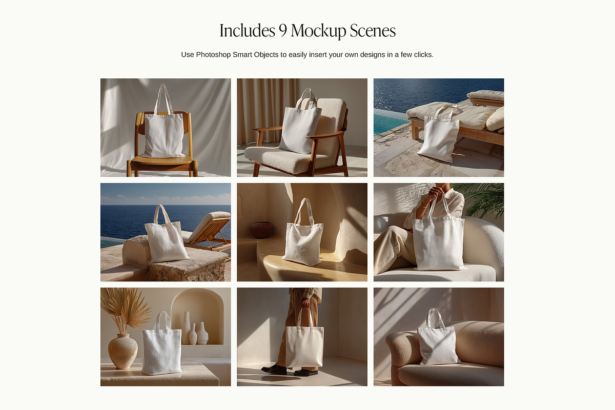 Tote Bag Mockup Bundle, a Merchandise Mockup by Wildfield Studio (Photo 8 of 8)