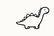Cute dinosaur nursery decor design, an Illustration by Amazin_art (Thumbnail 14 of 31)