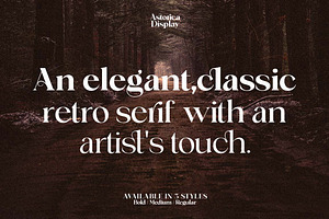 Astorica Display - Font Family