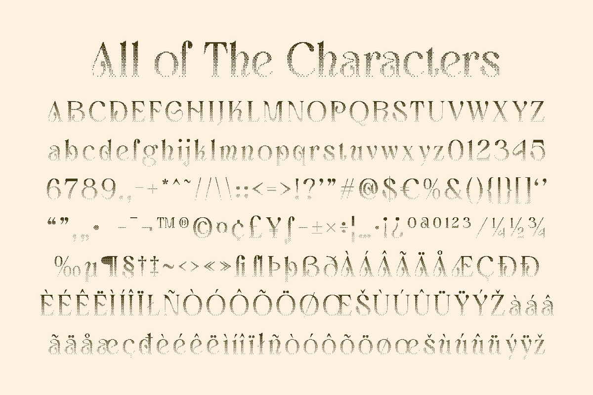Aquene Halfpixel, a Serif Font by Craft Supply Co. (Photo 8 of 8)