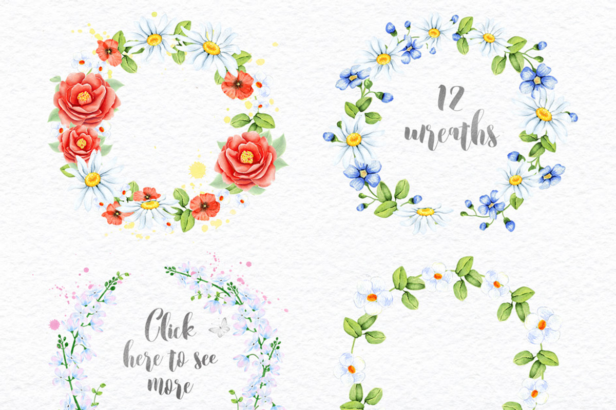 Wreaths and Bouquets collection, a Decorative Illustration by Eva Katerina (Photo 6 of 7)