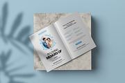 Funeral Program Word Template, an Invitation Template by Creatiya Type (Thumbnail 3 of 6)