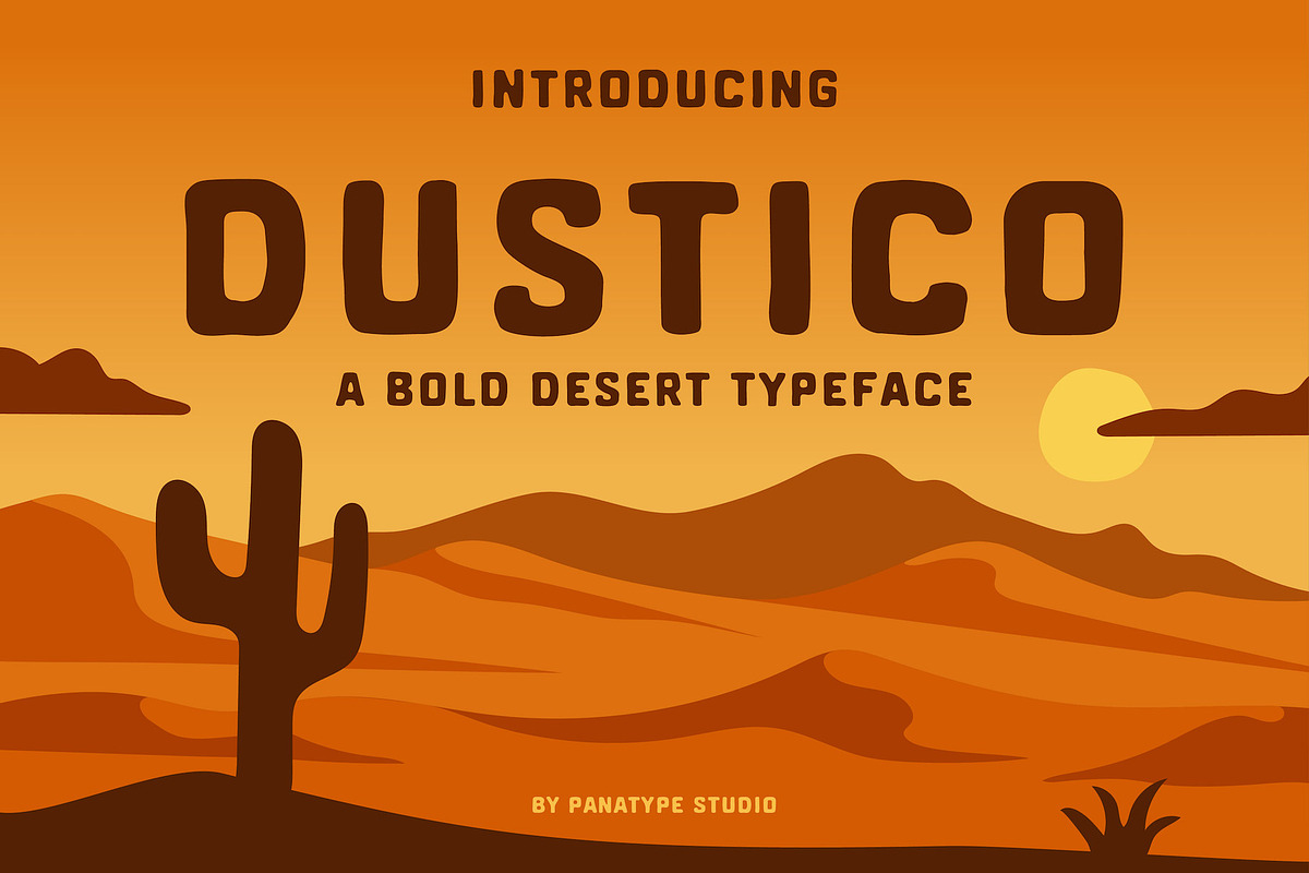 Dustico – A Bold Desert Typeface, a Handwritten Font by Panatype™ Studio (Photo 7 of 8)