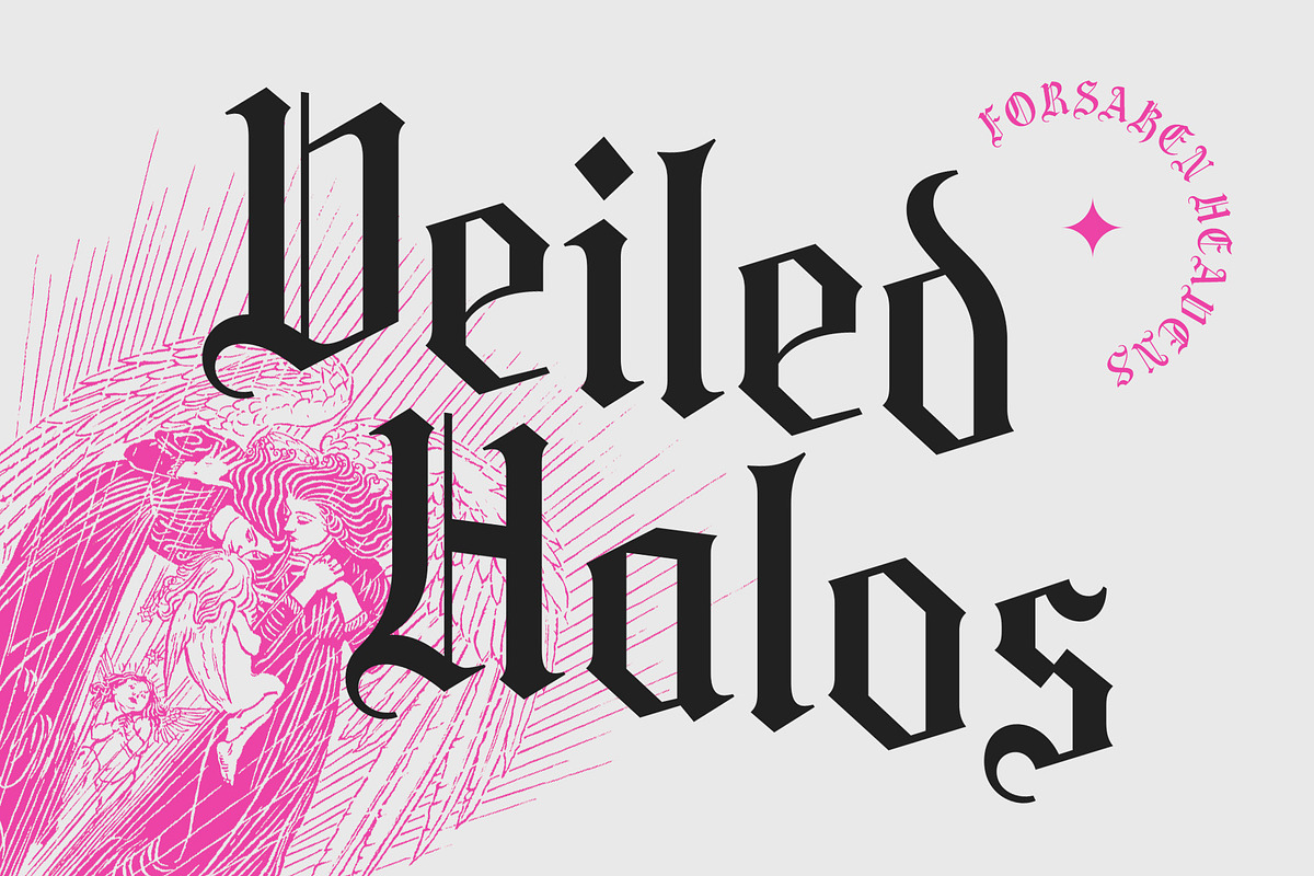 CS Rohesia – Gothic Font, a Blackletter Font by Craft Supply Co. (Photo 2 of 8)