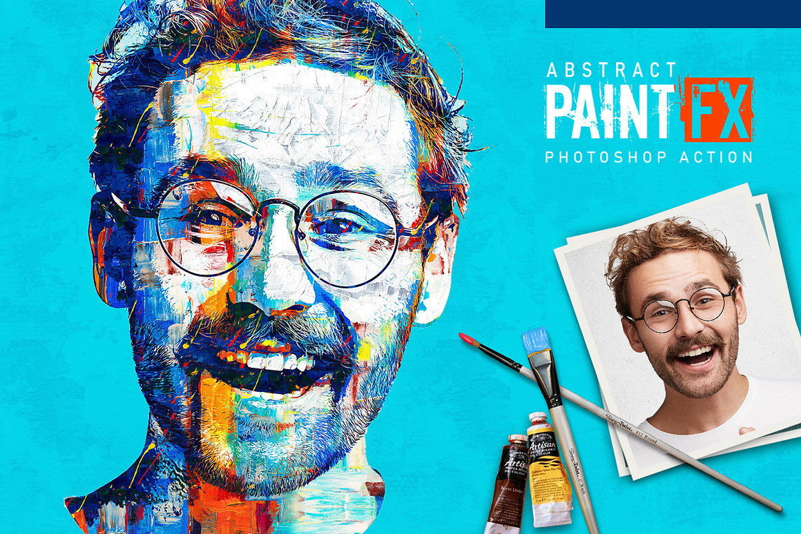 Abstract PaintFX, an Action Add-On by g design (Photo 8 of 9)