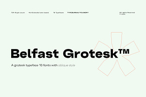 Belfast Grotesk Grotesque Font