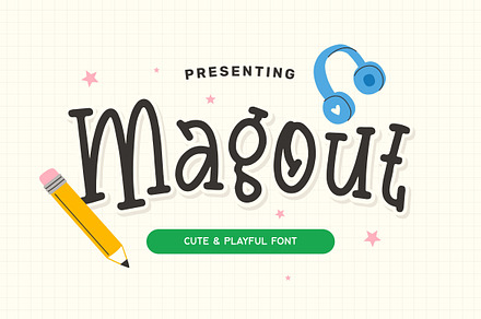 Magout - Handwritten Playful Font