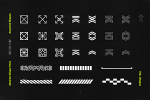 Abstract Shape Pack 150 Icons!