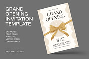 2026 Grand Opening Invitation, an Invitation Template by Gumico Studio. (Thumbnail 1 of 3)
