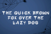 Black Spider Web, a Font by Actual Pixel (Thumbnail 4 of 6)