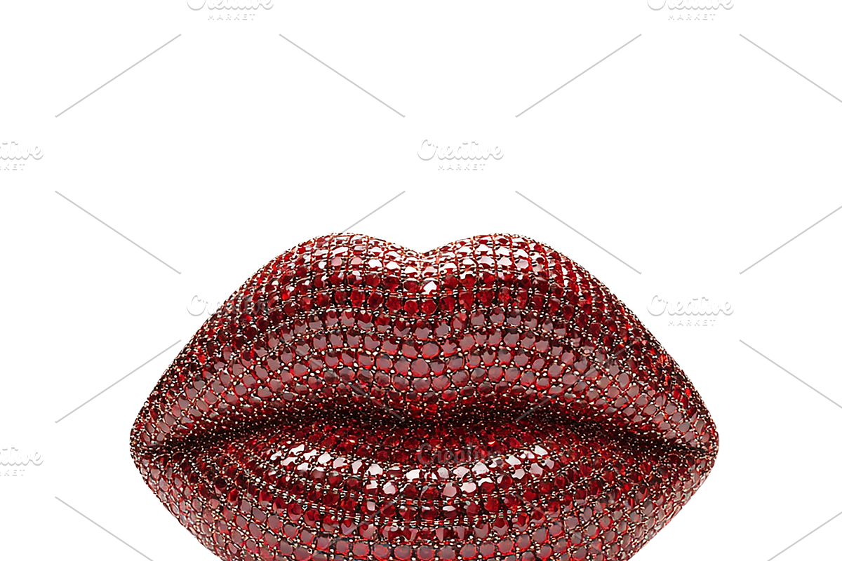 Red Diamond Lips and Lipstick PNG, an Object Graphic by Watercolor_Vector Graphic (Photo 5 of 14)