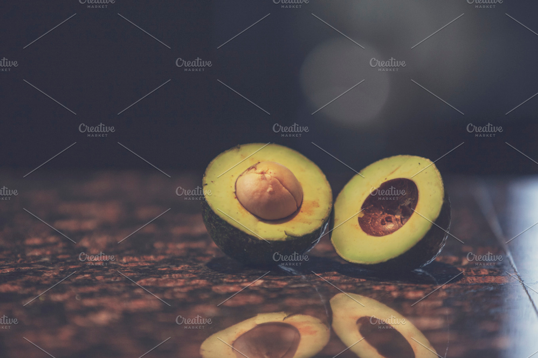 Avocado On Granite