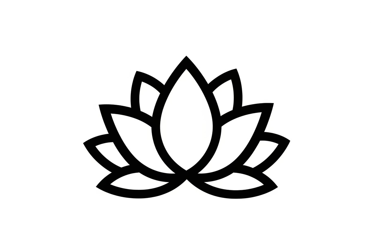 Lotus Flower Vector Icon Bundle, an Illustration by yasushie (Photo 36 of 51)