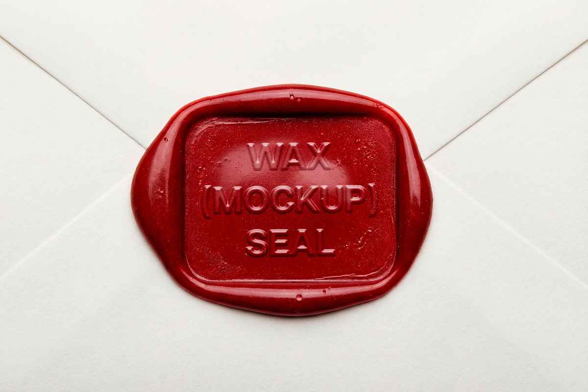 Wax Seal Mockup, a Product Mockup by Design Squad (Photo 1 of 2)