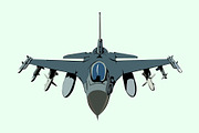 Combat aircraft, a Transportation Illustration by Sumberpangan (Thumbnail 2 of 3)