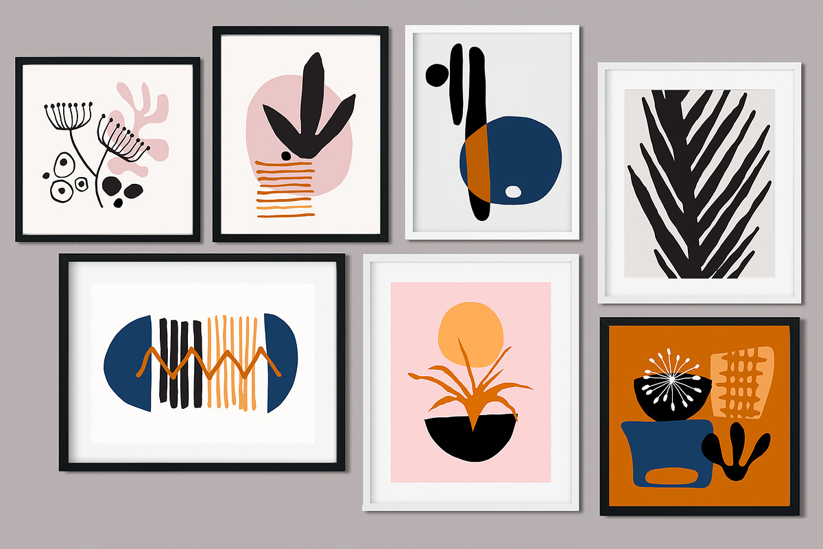 Abstract Mid Century Modern Art, a Decorative Illustration by kristiangallagher (Photo 4 of 4)