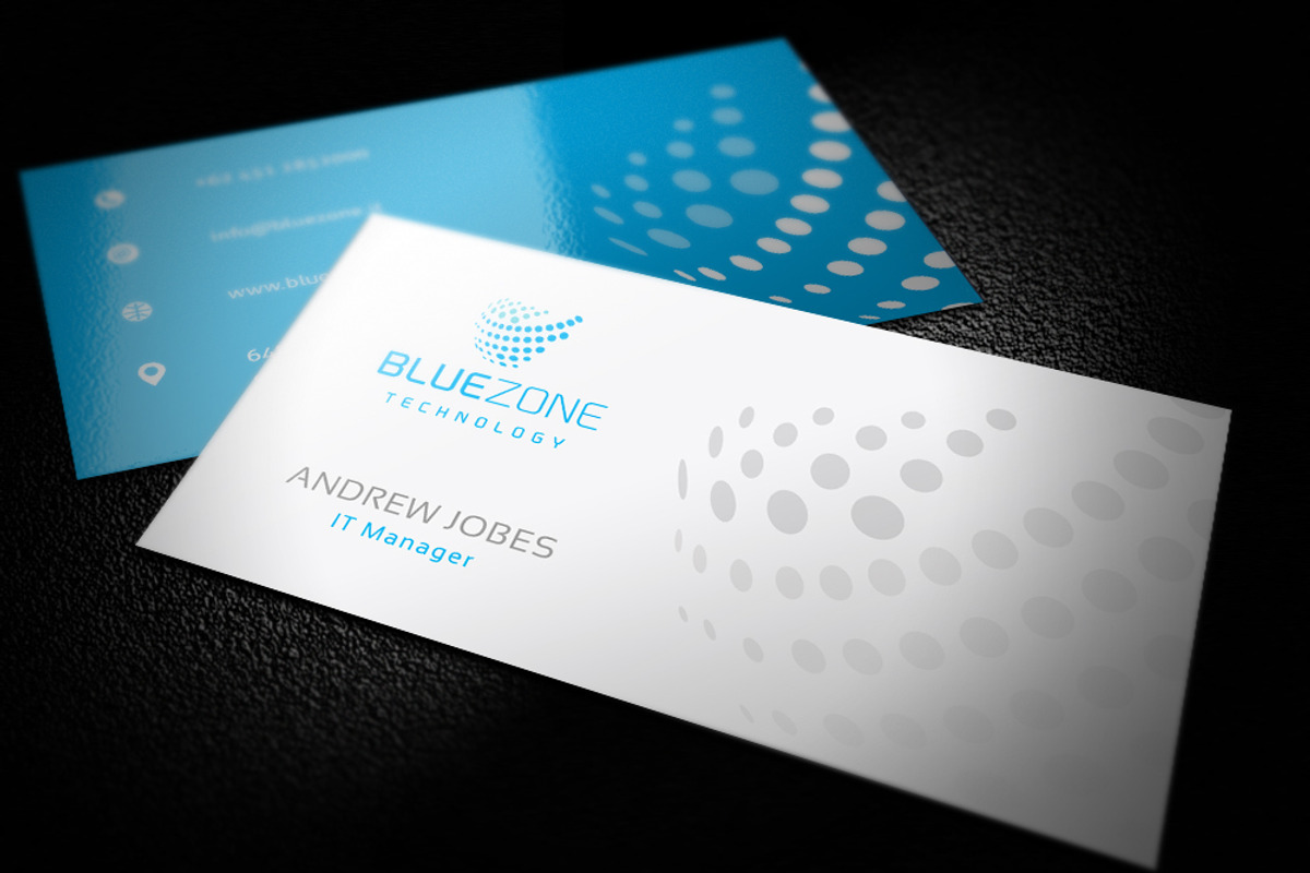 BlueZoneTechnology, a Branding & Logo Template by Cre8iveSense (Photo 4 of 5)