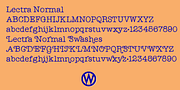 LectraBold, a Font by Wiescher-Design (Thumbnail 5 of 6)