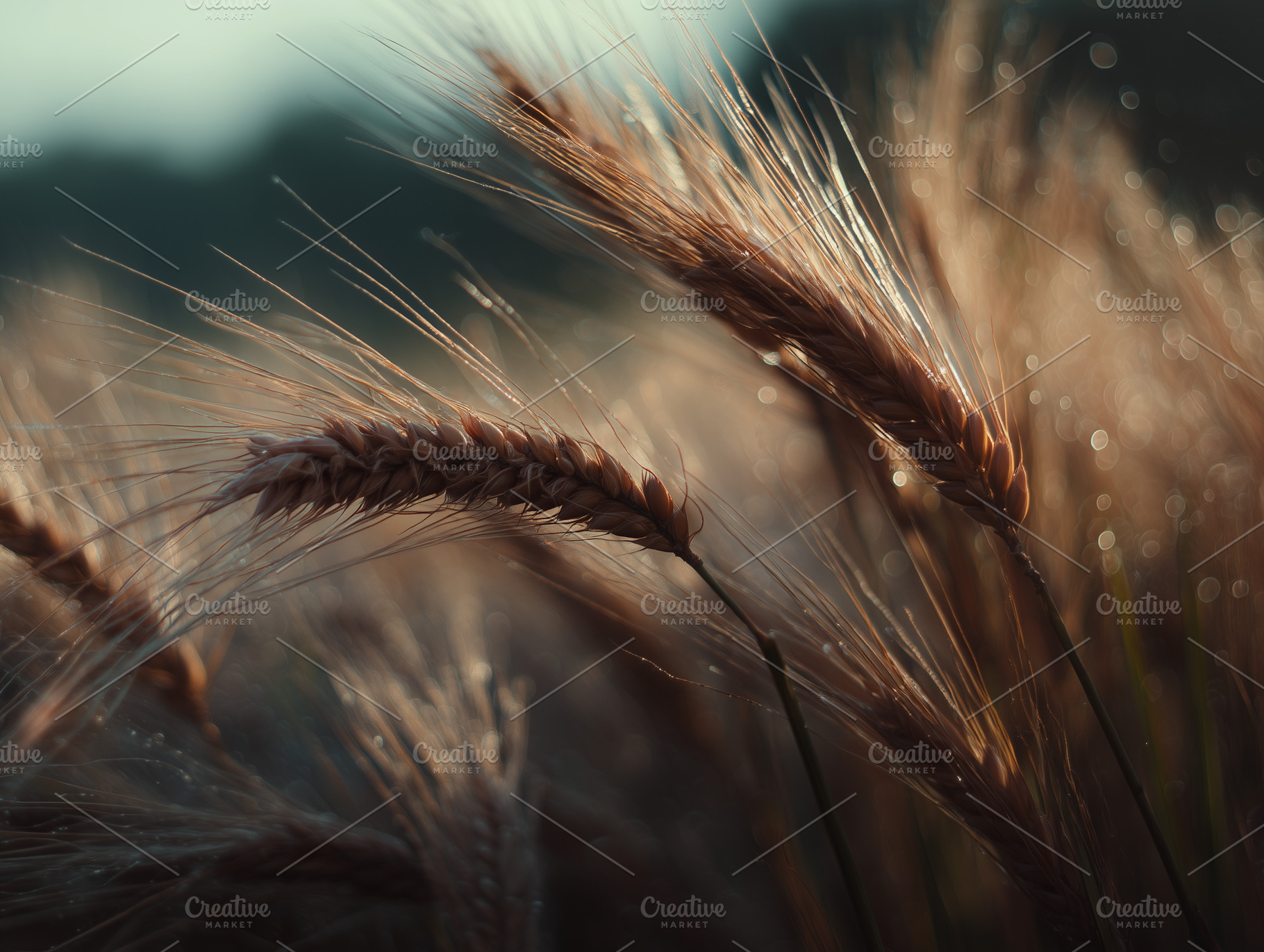 Summer Farm Wheat Close Up, a Nature Photo by k.tay