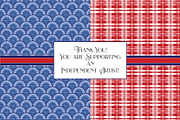 Red & Blue Digital Patterns, a Pattern Graphic by RachelStudio (Thumbnail 6 of 6)