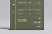 Invoice Design Template, a Stationery Template by MightyDesign (Thumbnail 5 of 8)