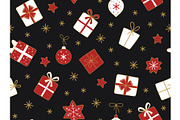Elegant seamless Christmas patterns, a Graphic by Barsuk's Shop (Thumbnail 1 of 10)