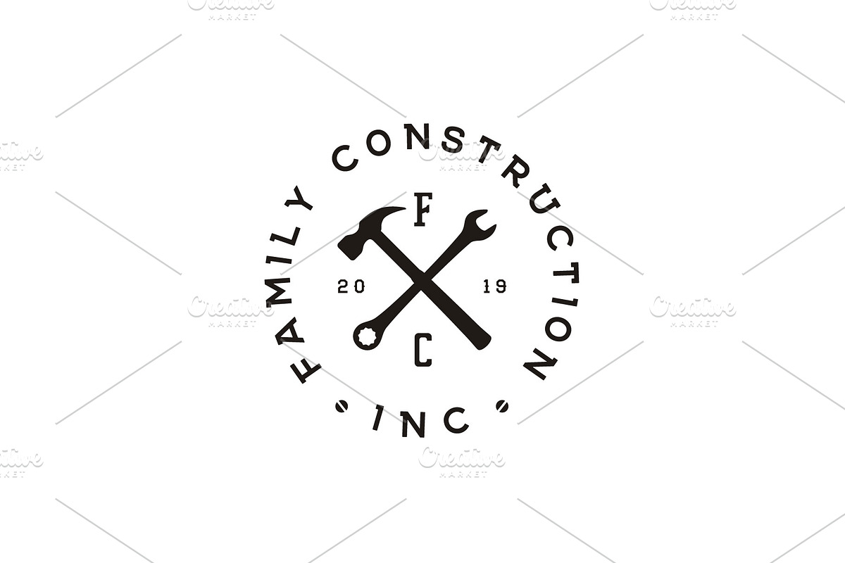 Handyman Tools Hammer Vintage Logo, a Branding & Logo Template by Enola99d