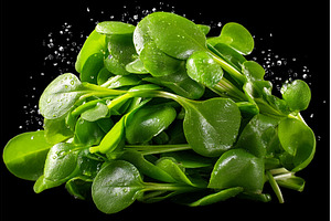 From a top view, fresh microgreen, a Food & Drink Photo by ZinetroN