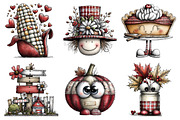 Whimsical Thanksgiving Clipart Set, an Illustration by Daily.Designs (Thumbnail 2 of 5)