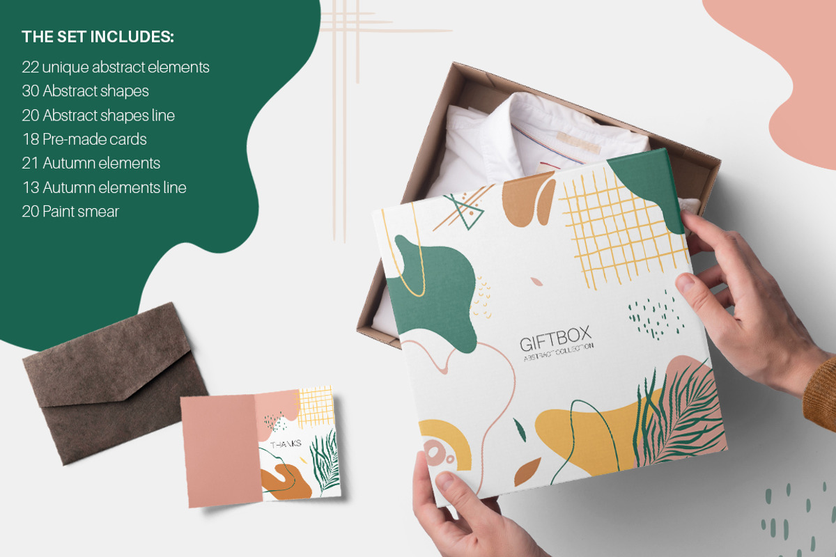 Abstract set. Autumn collection!, an Object Graphic by Ivanna-Ivashka (Photo 2 of 11)