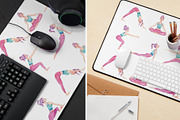 Watercolor Yoga Set, a Healthcare Illustration by Tabiti (Thumbnail 12 of 30)
