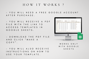 Digital Saving Planner Template