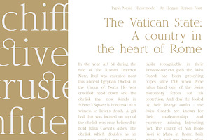 Rosemode - Roman Serif