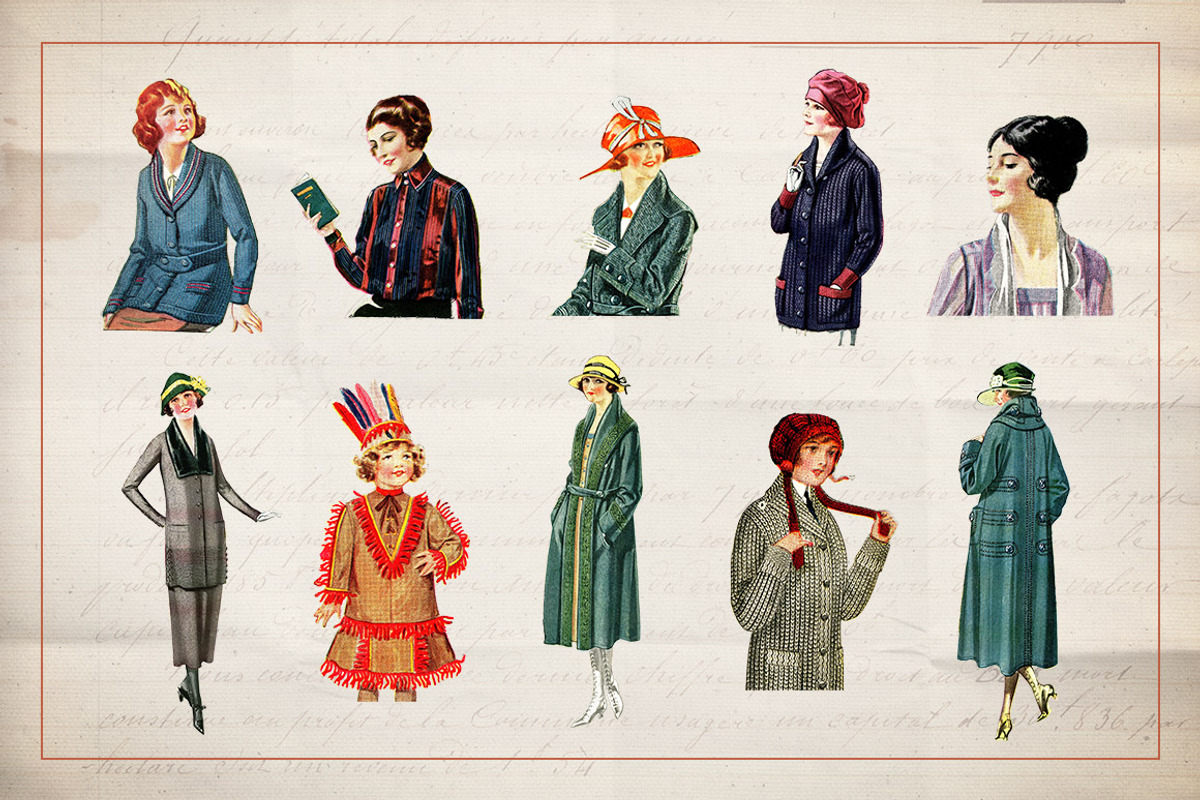 150 Vintage Illustrations Volume 1, an Object Graphic by Design Panoply (Photo 6 of 9)