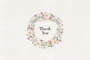 Floral Tales Wedding cards & clipart, an Invitation Template by Garden in frame (Thumbnail 10 of 10)