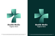 Health medic logo design template, a Branding & Logo Template by Morvana Crew (Thumbnail 2 of 2)