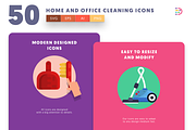 50 Home and Office Cleaning Icons, an Icon by Dighital (Thumbnail 4 of 10)
