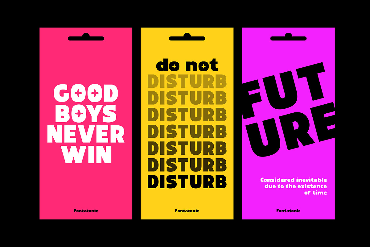 Fontatonic - Bold Sans Serif Fonts, a Sans Serif Font by Ian Irwanwismoyo (Photo 3 of 7)