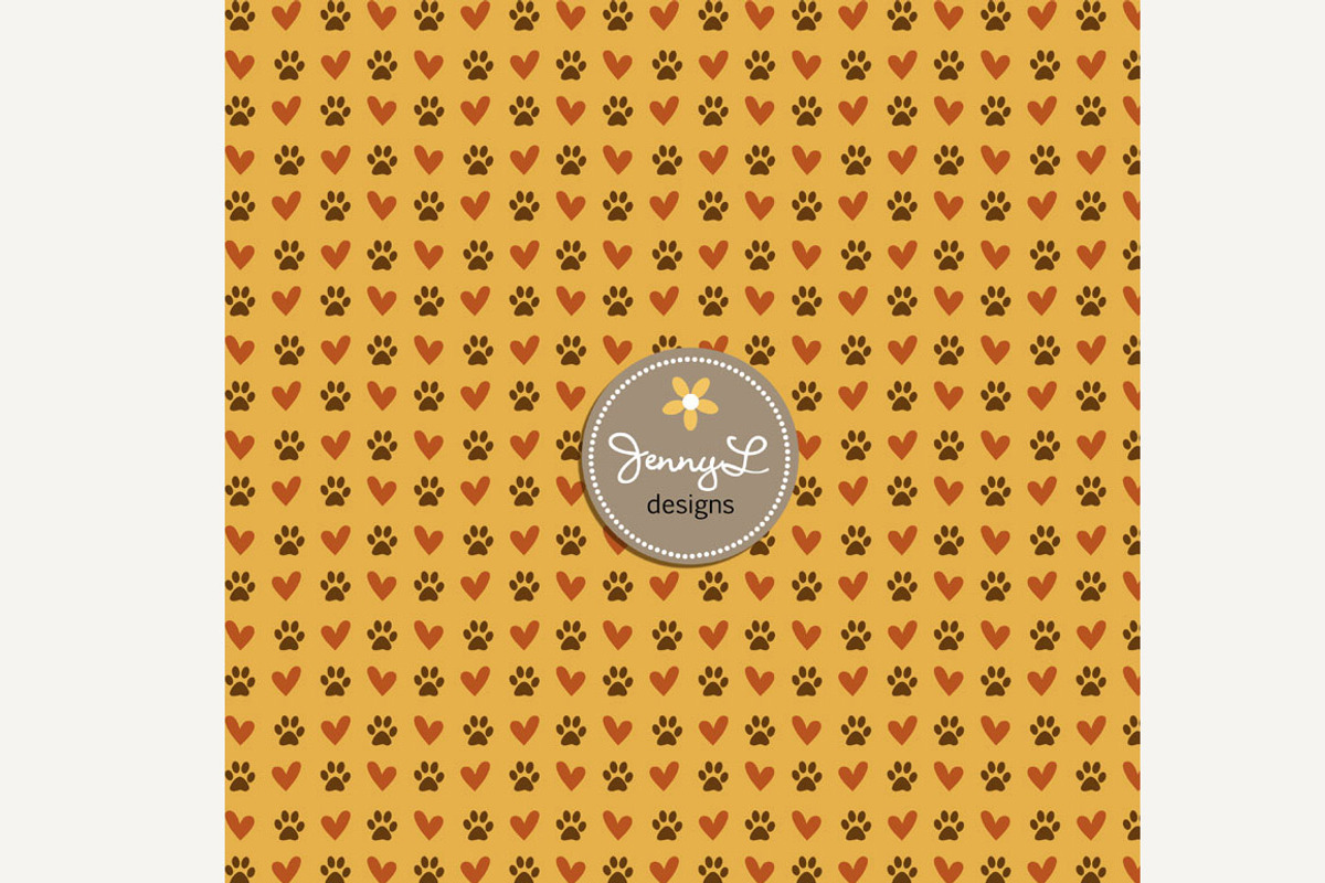 Dog Digital Papers, a Pattern Graphic by JennyL Designs (Photo 2 of 4)
