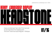 Headstone - Heavy Condensed Sans