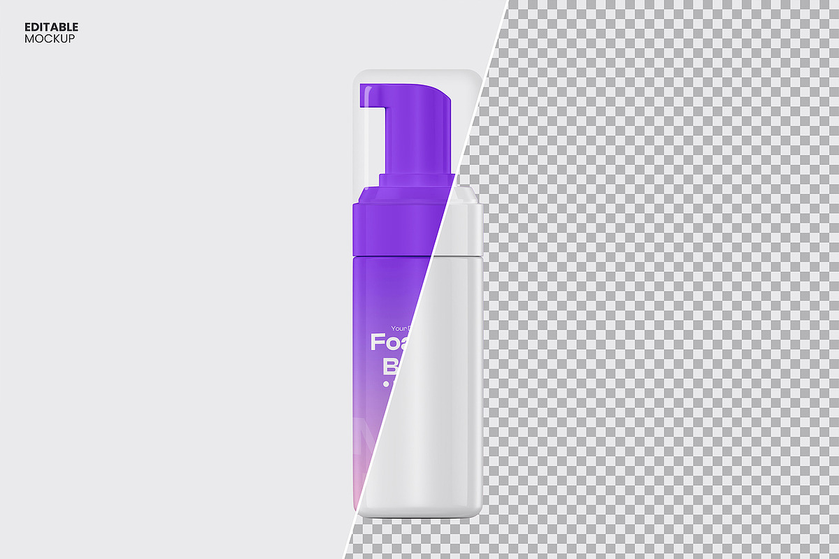 Foam Spray Bottle Mockup, a Product Mockup by graphypix (Photo 3 of 4)