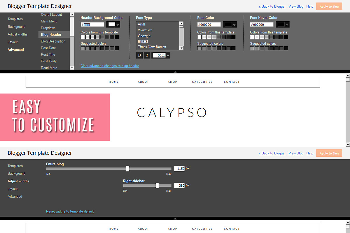 Blogger Template Responsive -CALYPSO, a Websites & App Template by Vefio Themes (Photo 2 of 3)