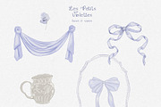 Purple Cottagecore Flowers PNG, a Decorative Illustration by whiteheartdesign (Thumbnail 15 of 17)